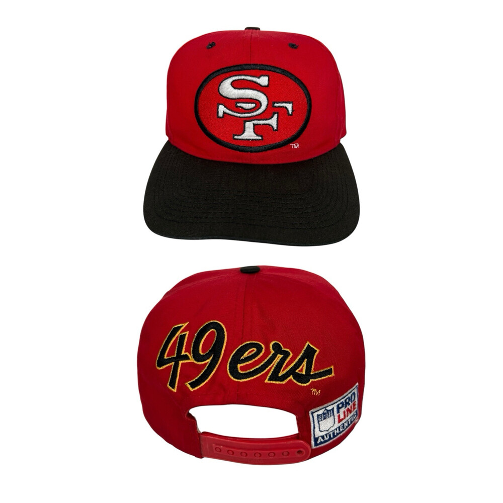 Vintage San Francisco 49ers Sports Specialties Snapback Hat Plain Logo Script
